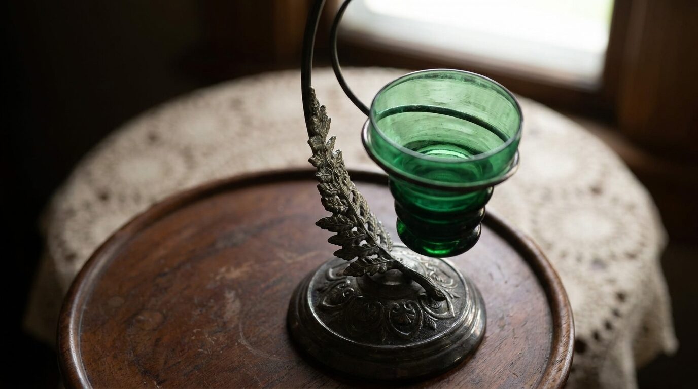 Green glass detail