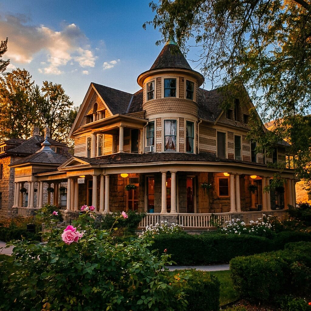 The Bishops' House at evening