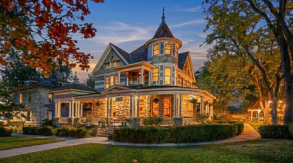 The Bishops' House at golden hour